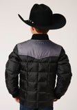 Roper Boys Quilted Poly Filled Western Jacket - Roper