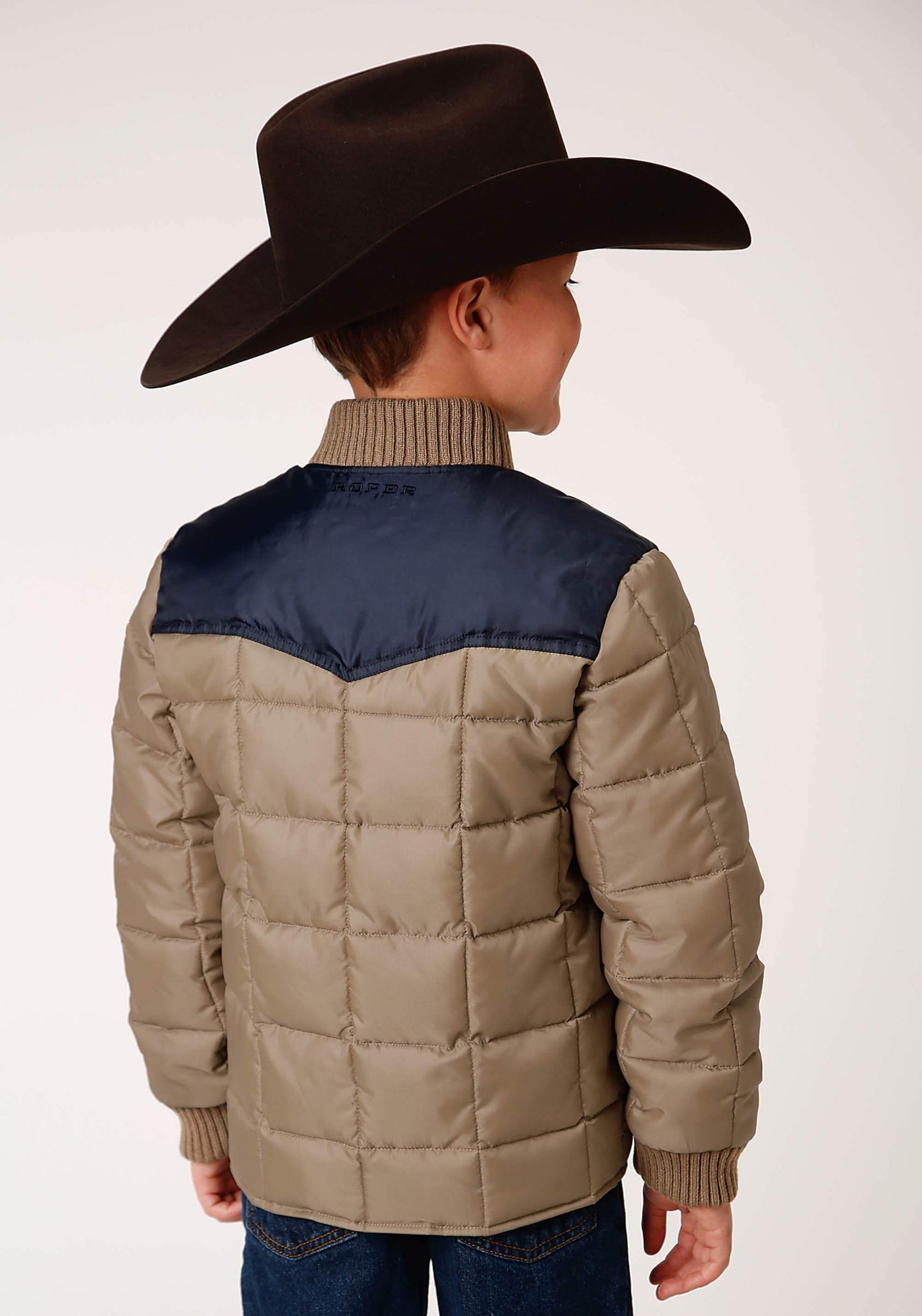 Roper Boys Quilted Poly With Poly Fill Jacket Poly Filled Western Jacket - Roper - Flyclothing LLC