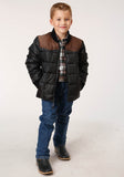 Roper Boys Quilted Polyfilled Jacket Poly Filled Western Jacket - Roper