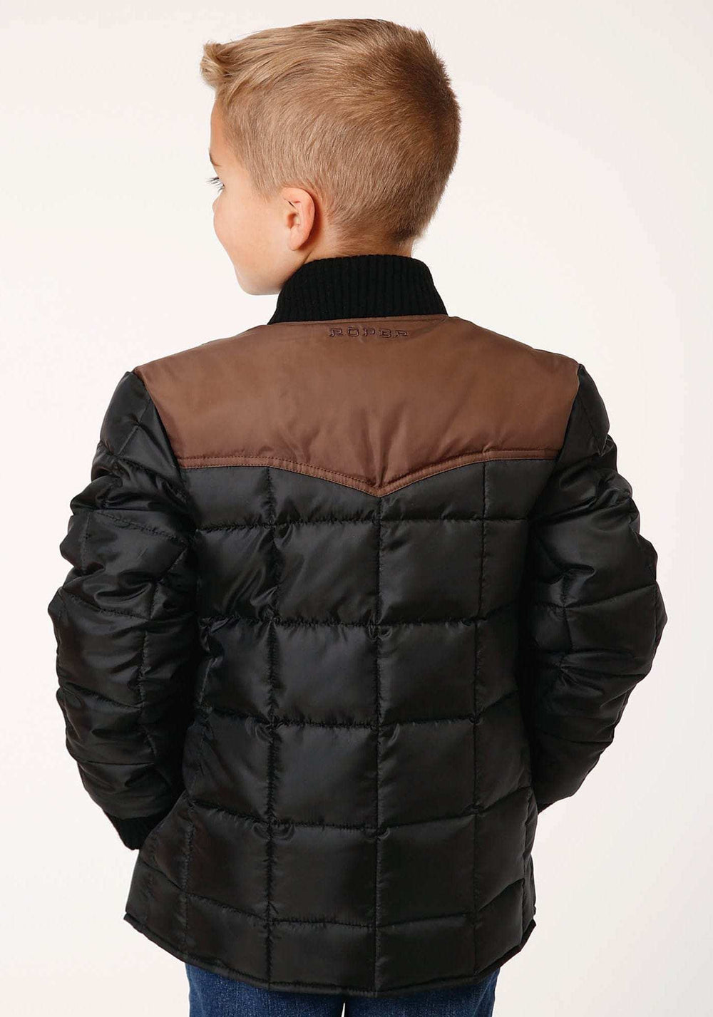Roper Boys Quilted Polyfilled Jacket Poly Filled Western Jacket - Roper - Flyclothing LLC