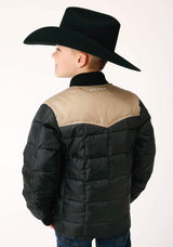 Roper Boys Quilted Polyfilled Jacket Poly Filled Western Jacket - Roper - Flyclothing LLC