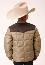 Roper Boys Quilted Polyfilled Jacket Poly Filled Western Jacket - Roper - Flyclothing LLC