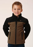 Roper Boys Br Black Combo Soft Shell Tech Jacket - Roper