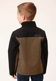 Roper Boys Br Black Combo Soft Shell Tech Jacket - Roper