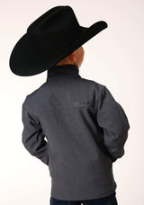 Roper Boys Heather Grey Soft Shell Tech Jacket - Roper - Flyclothing LLC