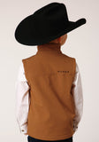 Roper Boys Caramel Softshell Tech Vest - Roper