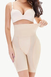 Full Size High Waisted Pull-On Shaping Shorts - Trendsi