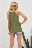 Grecian Neck Knit Tank - Trendsi