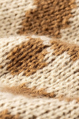 Leopard Pom-Pom Cuffed Beanie - Trendsi - Flyclothing LLC