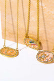 Stars in the Plate Pendant Copper Necklace - Trendsi - Flyclothing LLC