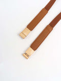 PU Elastic Skinny Belt - Trendsi - Flyclothing LLC