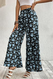 Floral Pocket Culottes - Trendsi