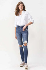Lovervet Hayden Full Size High Rise Skinny - Trendsi - Flyclothing LLC