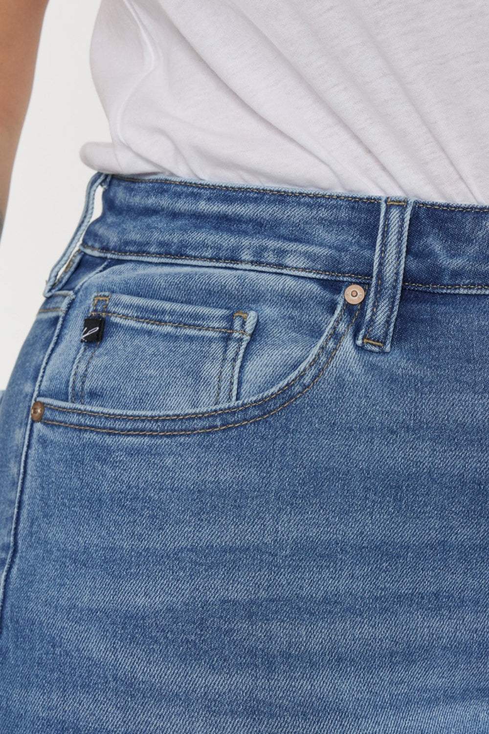 Kancan Full Size Cat's Whiskers High Waist Jeans - Trendsi - Flyclothing LLC