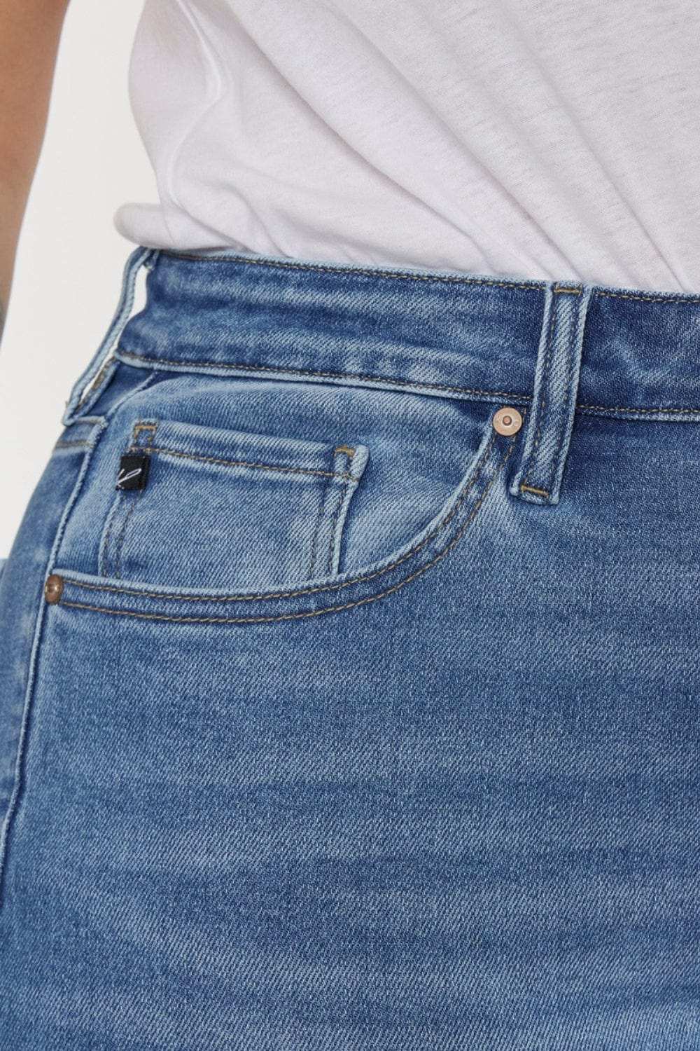 Kancan Full Size Cat's Whiskers High Waist Jeans - Trendsi - Flyclothing LLC