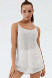 Scoop Neck Spaghetti Strap Knit Cami - Trendsi - Flyclothing LLC
