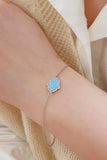 Opal 925 Sterling Silver Bracelet - Trendsi - Flyclothing LLC
