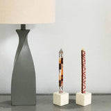 Tall Hand Painted Candles - Pair - Akono Design - Nobunto - Nobunto - Flyclothing LLC