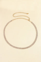 Rhinestones Alloy Belt - Trendsi - Flyclothing LLC