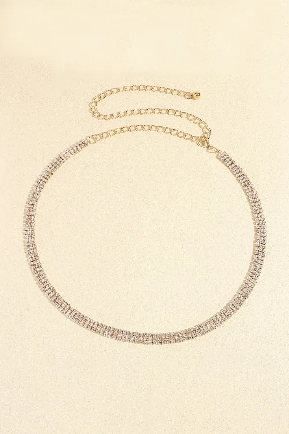 Rhinestones Alloy Belt - Trendsi - Flyclothing LLC