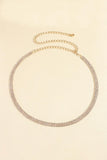 Rhinestones Alloy Belt - Trendsi