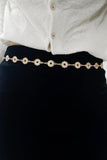Rhinestone Decor Zinc Alloy Belt - Trendsi