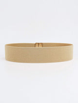 Alloy Buckle Elastic Belt - Trendsi - Flyclothing LLC