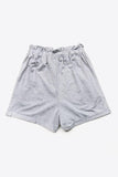 Buttoned Drawstring Waist Cuffed Shorts - Trendsi