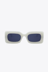 Polycarbonate Frame Rectangle Sunglasses - Trendsi - Flyclothing LLC