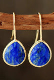 Handmade Natural Stone Teardrop Earrings - Trendsi - Flyclothing LLC