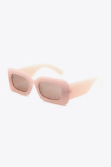 Polycarbonate Frame Rectangle Sunglasses - Trendsi - Flyclothing LLC