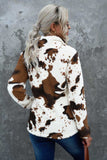 Quarter-Zip Long Sleeve Teddy Sweatshirt - Trendsi - Flyclothing LLC