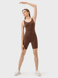 Wide Strap Active Romper - Trendsi - Flyclothing LLC