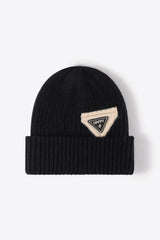 HAPPY Contrast Beanie - Trendsi - Flyclothing LLC