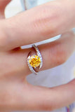 1 Carat Moissanite 925 Sterling Silver Ring - Trendsi