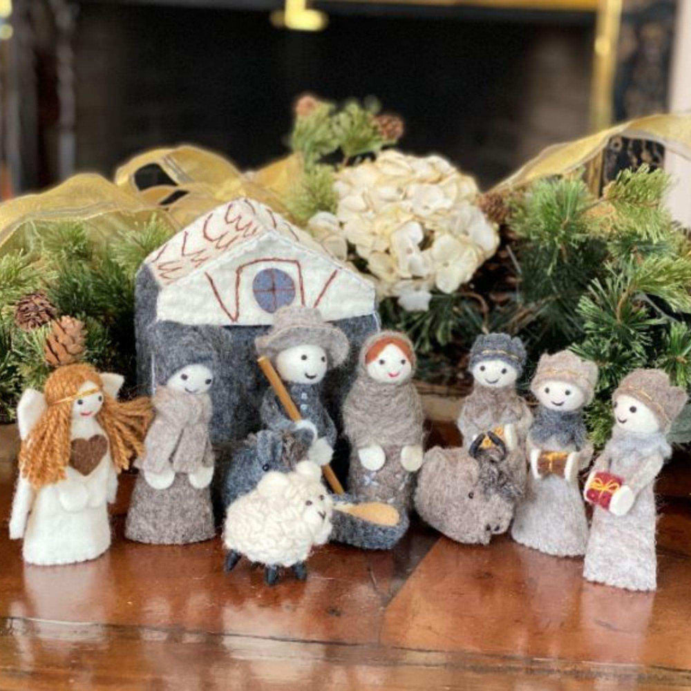 Felted Nativity 12-Piece Set - Global Groove Direct - Flyclothing LLC
