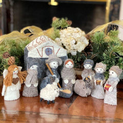 Felted Nativity 12-Piece Set - Global Groove Direct