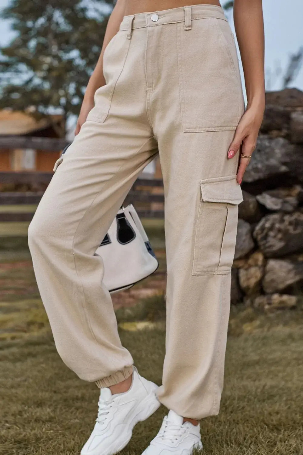 Long Jeans with Pocket - Trendsi - Flyclothing LLC