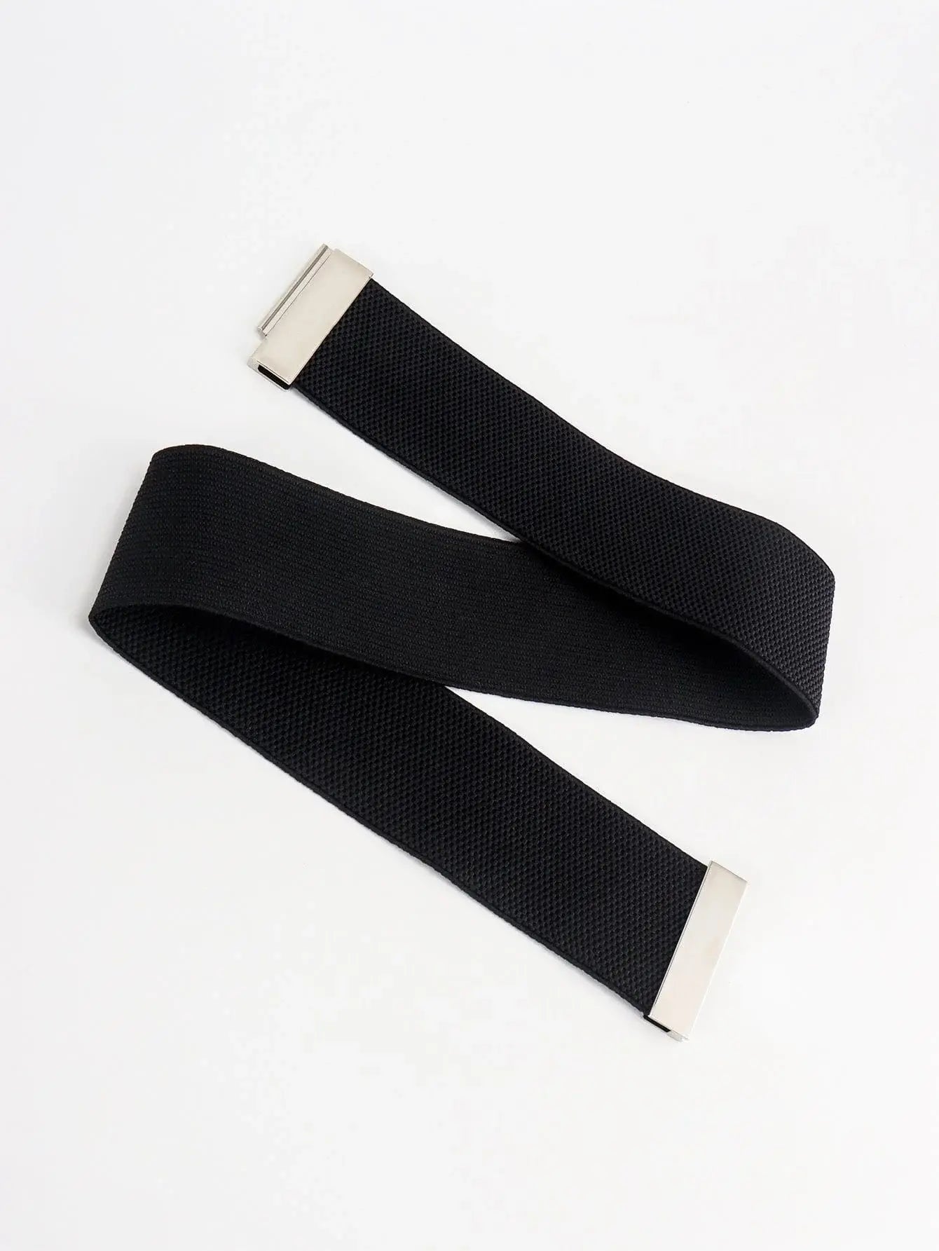 Alloy Buckle Elastic Belt - Trendsi - Flyclothing LLC