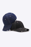 Distressed Adjustable Baseball Cap - Trendsi - Flyclothing LLC