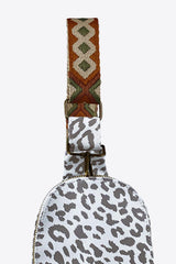 Printed PU Leather Sling Bag - Trendsi