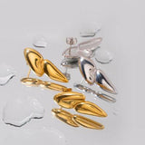 Geometric Stainless Steel Earrings - Trendsi