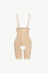 Full Size Hook-and-Eye Lace Trim Shaping Bodysuit - Trendsi - Flyclothing LLC