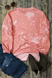 Tie-Dye Round Neck Dropped Shoulder Sweatshirt - Trendsi - Flyclothing LLC