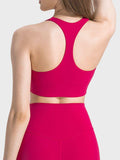 Scoop Neck Sports Bra - Trendsi - Flyclothing LLC