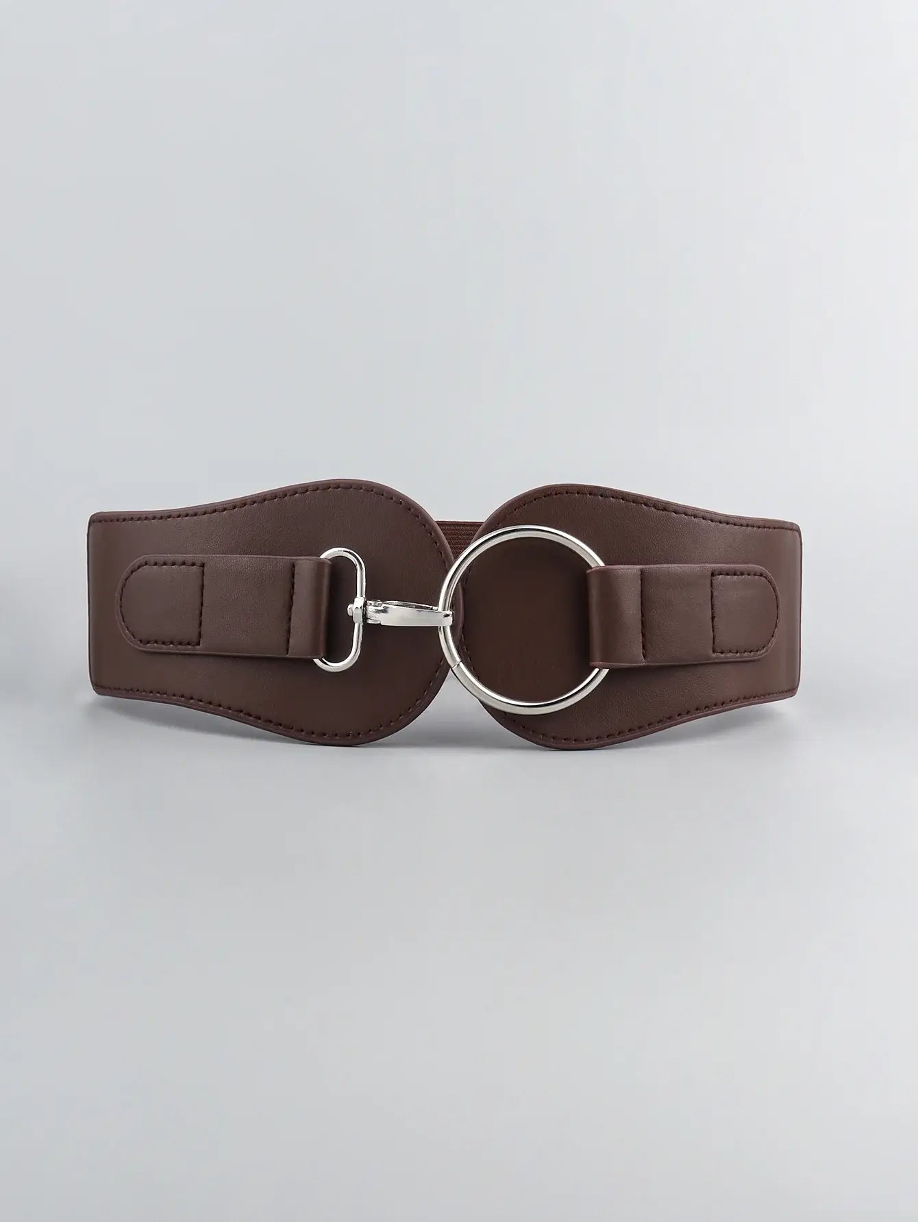 PU Elastic Wide Belt - Trendsi - Flyclothing LLC