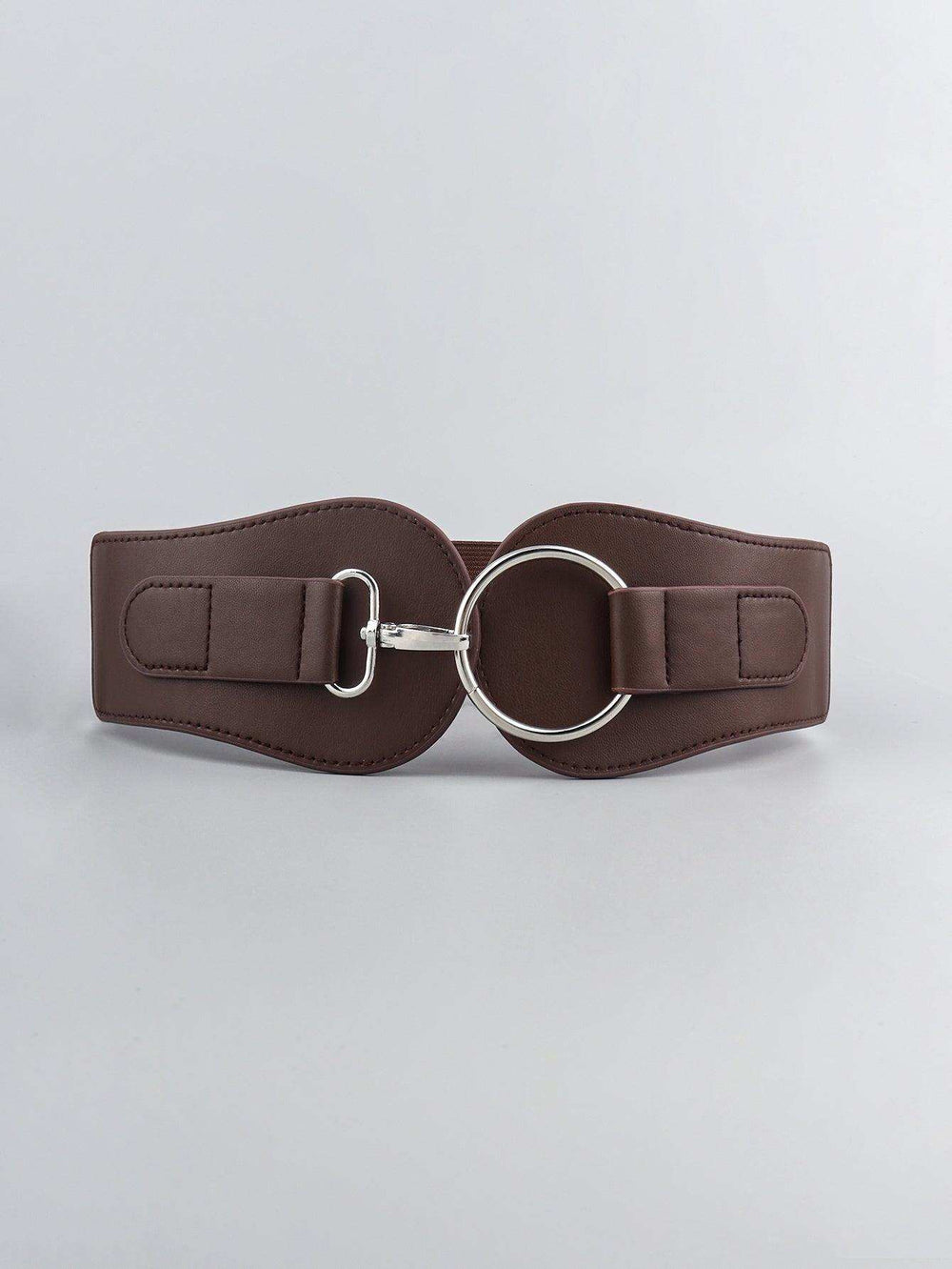 PU Elastic Wide Belt - Trendsi - Flyclothing LLC