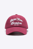 Embroidered Graphic Adjustable Baseball Cap - Trendsi - Flyclothing LLC