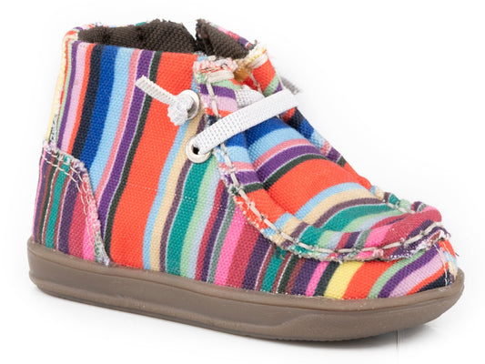 Roper Infant Girls Pink Serape Printed Upper - Roper