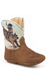 ROPER INFANT ROPER BOYS SOFT BROWN LEATHER VAMP - Roper - Flyclothing LLC